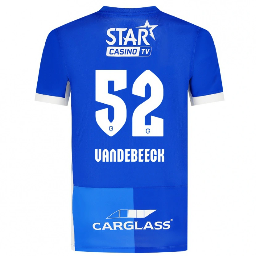 Danxen Kvinder Emmely Vandebeeck #52 Mellemblå Kongeblå Hvid Hjemmebane Spillertrøjer 2026/27 Trøje T-Shirt