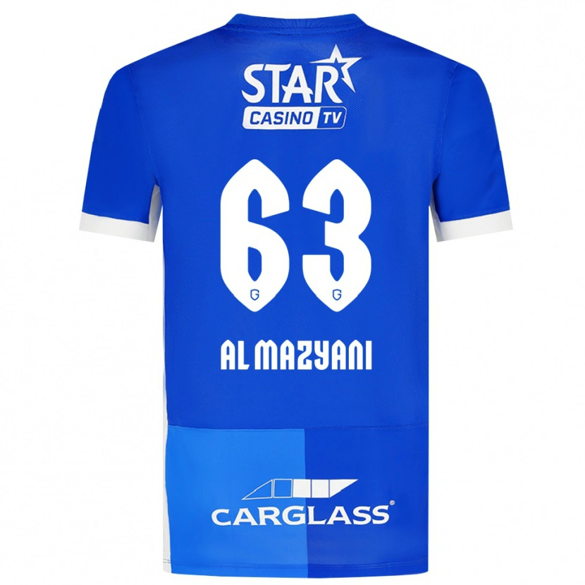 Danxen Kvinder Faissal Al Mazyani #63 Mellemblå Kongeblå Hvid Hjemmebane Spillertrøjer 2026/27 Trøje T-Shirt
