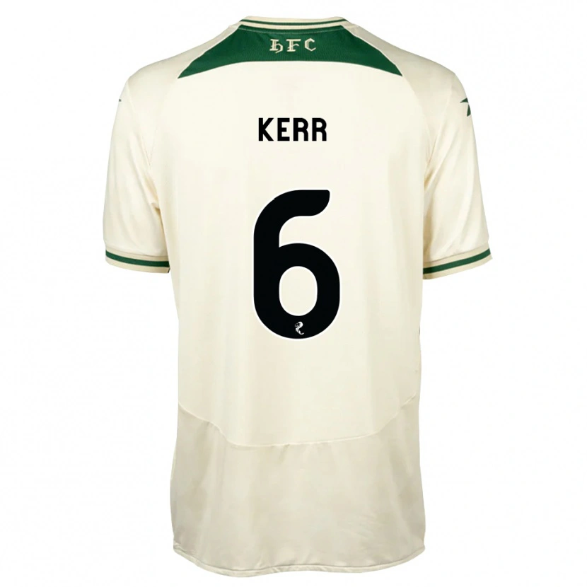 Danxen Kvinder Jason Kerr #6 Hvid Skovgrøn Udebane Spillertrøjer 2026/27 Trøje T-Shirt