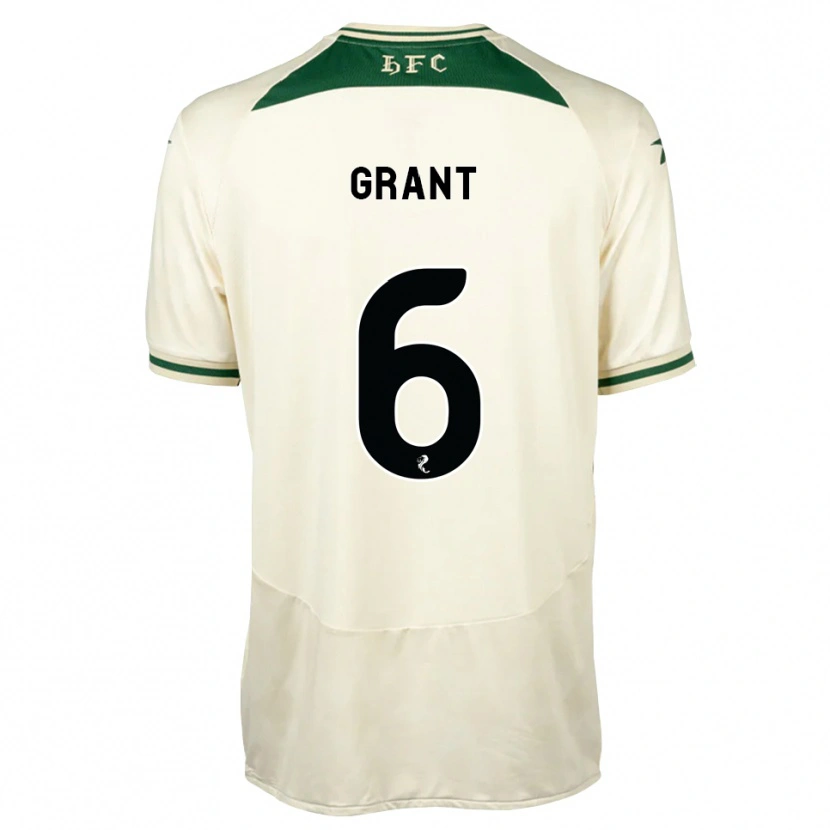 Danxen Kvinder Ciara Grant #6 Hvid Skovgrøn Udebane Spillertrøjer 2026/27 Trøje T-Shirt