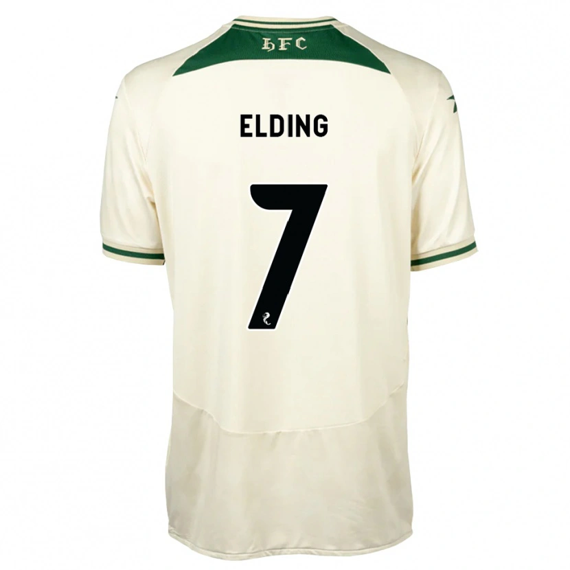 Danxen Kvinder Owen Elding #7 Hvid Skovgrøn Udebane Spillertrøjer 2026/27 Trøje T-Shirt