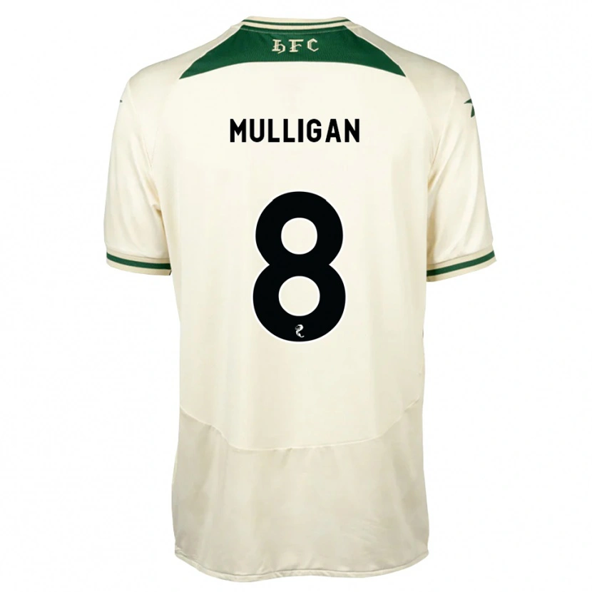 Danxen Kvinder Josh Mulligan #8 Hvid Skovgrøn Udebane Spillertrøjer 2026/27 Trøje T-Shirt