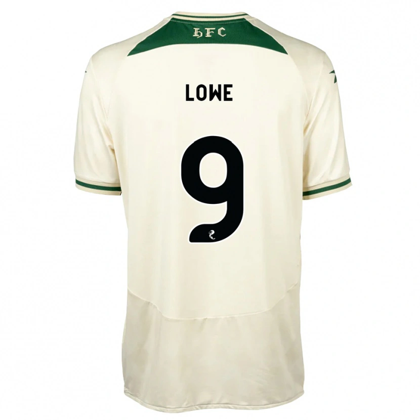 Danxen Kvinder Nathan Lowe #9 Hvid Skovgrøn Udebane Spillertrøjer 2026/27 Trøje T-Shirt