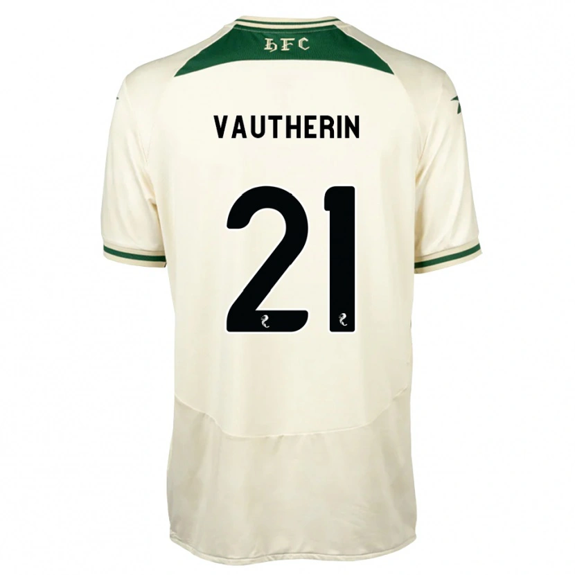 Danxen Kvinder Sam Vautherin #21 Hvid Skovgrøn Udebane Spillertrøjer 2026/27 Trøje T-Shirt
