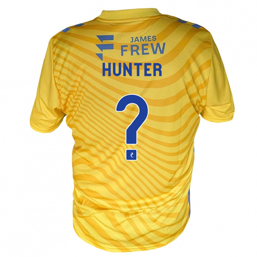 Danxen Kvinder Morgan Hunter #0 Kongeblå Gul Udebane Spillertrøjer 2026/27 Trøje T-Shirt
