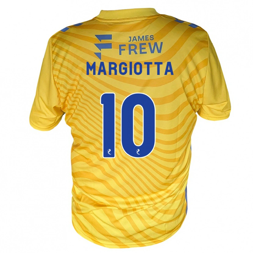 Danxen Kvinder Remo Margiotta #10 Kongeblå Gul Udebane Spillertrøjer 2026/27 Trøje T-Shirt