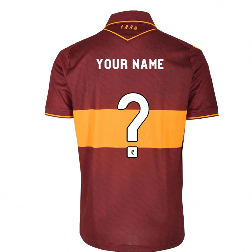 Danxen Kvinder Dit Navn #0 Orange Maron Udebane Spillertrøjer 2026/27 Trøje T-Shirt