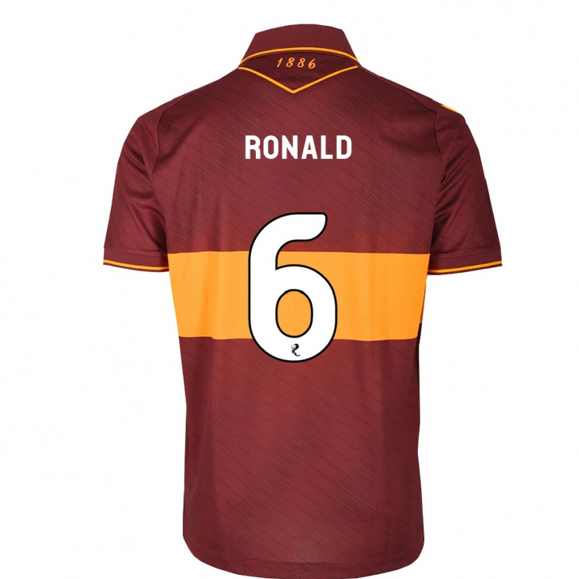 Danxen Kvinder Lucy Ronald #6 Orange Maron Udebane Spillertrøjer 2026/27 Trøje T-Shirt