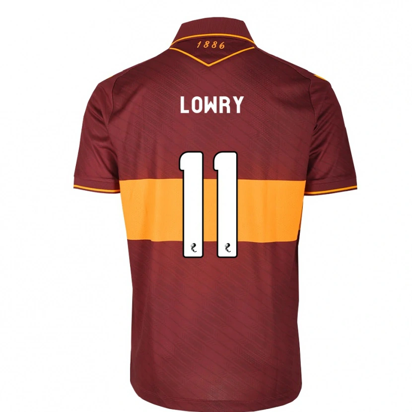 Danxen Kvinder Alex Lowry #11 Orange Maron Udebane Spillertrøjer 2026/27 Trøje T-Shirt