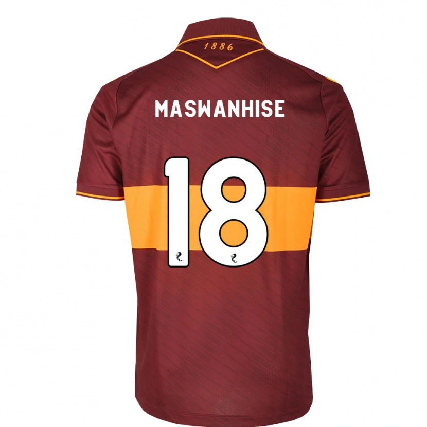 Danxen Kvinder Tawanda Maswanhise #18 Orange Maron Udebane Spillertrøjer 2026/27 Trøje T-Shirt