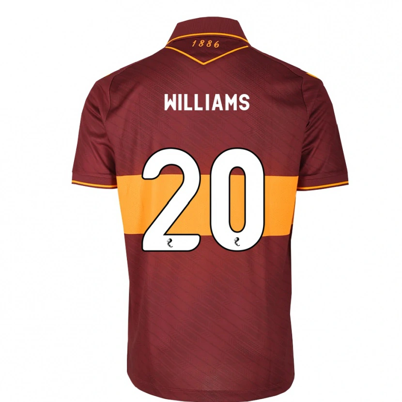 Danxen Kvinder Dylan Williams #20 Orange Maron Udebane Spillertrøjer 2026/27 Trøje T-Shirt