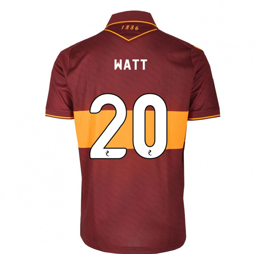 Danxen Kvinder Elliot Watt #20 Orange Maron Udebane Spillertrøjer 2026/27 Trøje T-Shirt