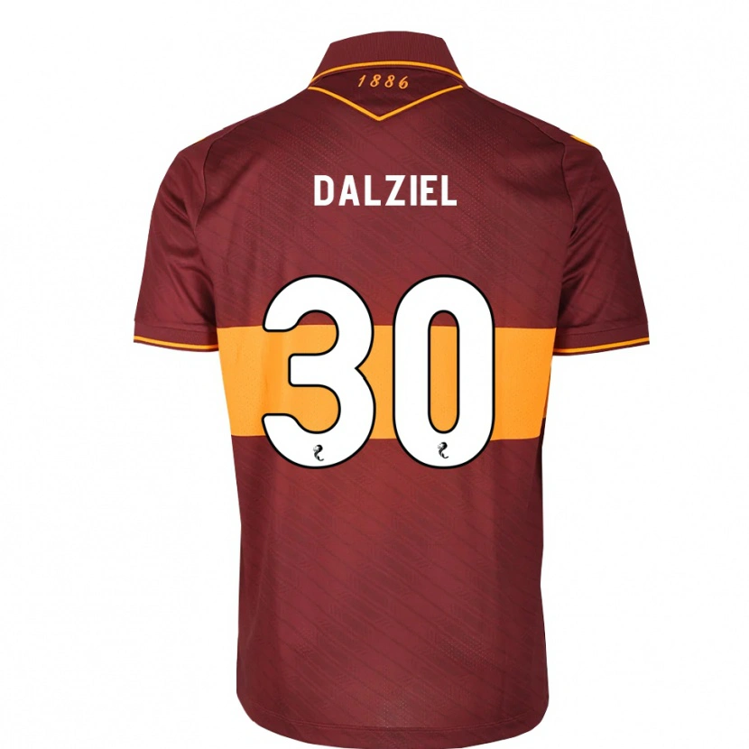Danxen Kvinder Jack Dalziel #30 Orange Maron Udebane Spillertrøjer 2026/27 Trøje T-Shirt