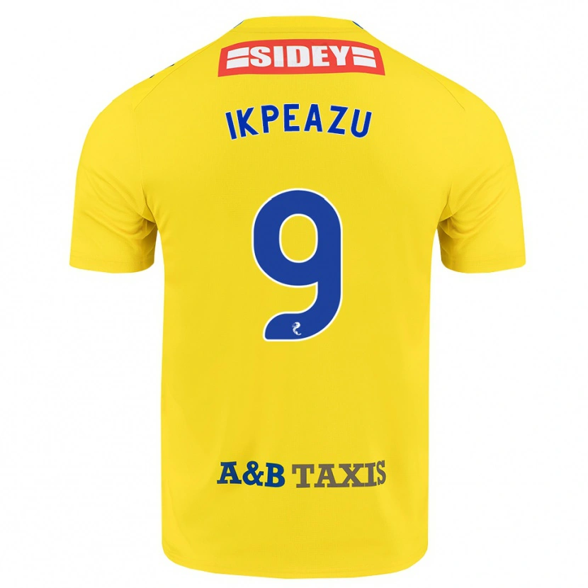 Danxen Kvinder Uche Ikpeazu #9 Gul Blå Sort Udebane Spillertrøjer 2026/27 Trøje T-Shirt