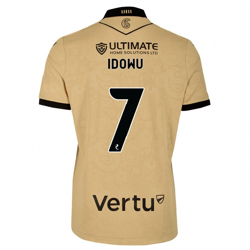 Danxen Kvinder Roland Idowu #7 Burlywood Sort Udebane Spillertrøjer 2026/27 Trøje T-Shirt