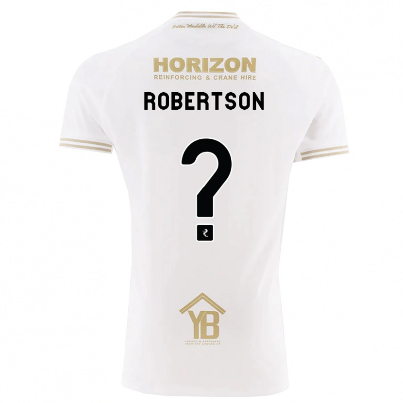Danxen Kvinder Erin Robertson #0 Hvede Hvid Udebane Spillertrøjer 2026/27 Trøje T-Shirt
