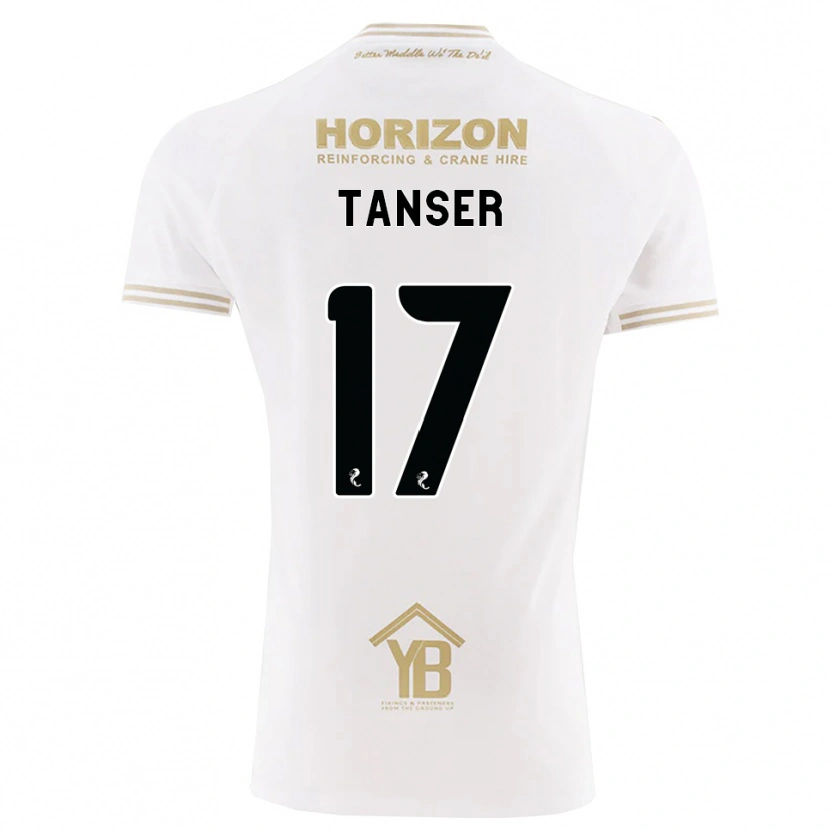 Danxen Kvinder Scott Tanser #17 Hvede Hvid Udebane Spillertrøjer 2026/27 Trøje T-Shirt