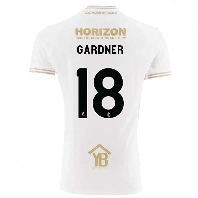 Danxen Kvinder Joe Gardner #18 Hvede Hvid Udebane Spillertrøjer 2026/27 Trøje T-Shirt
