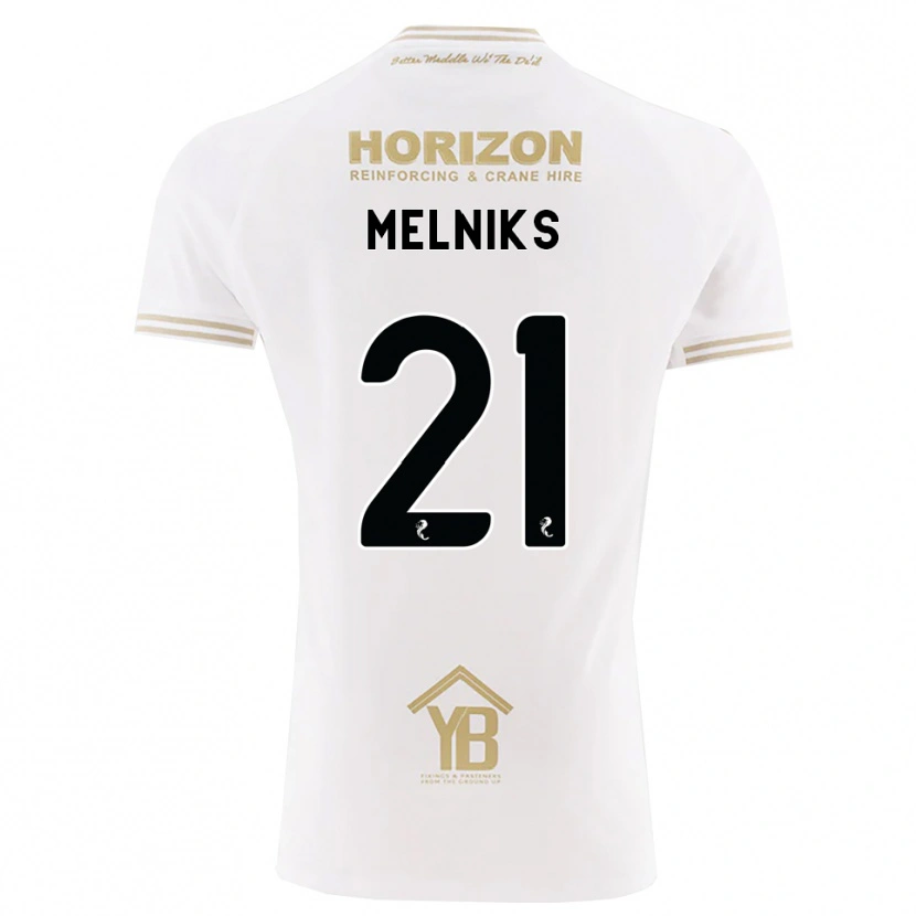 Danxen Kvinder Deniss Melniks #21 Hvede Hvid Udebane Spillertrøjer 2026/27 Trøje T-Shirt