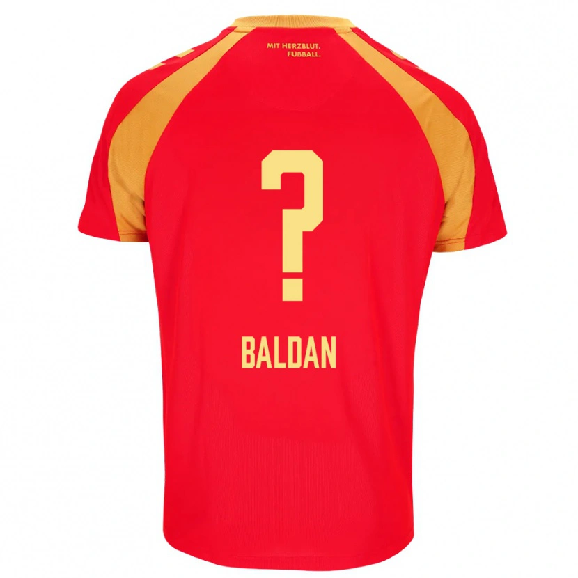 Danxen Kvinder Ziya Baldan #0 Rød Orange Sort Udebane Spillertrøjer 2026/27 Trøje T-Shirt