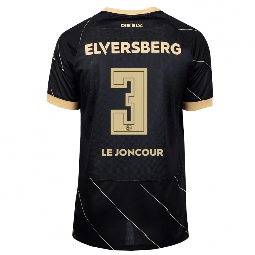 Danxen Kvinder Florian Le Joncour #3 Sort Brun Udebane Spillertrøjer 2026/27 Trøje T-Shirt