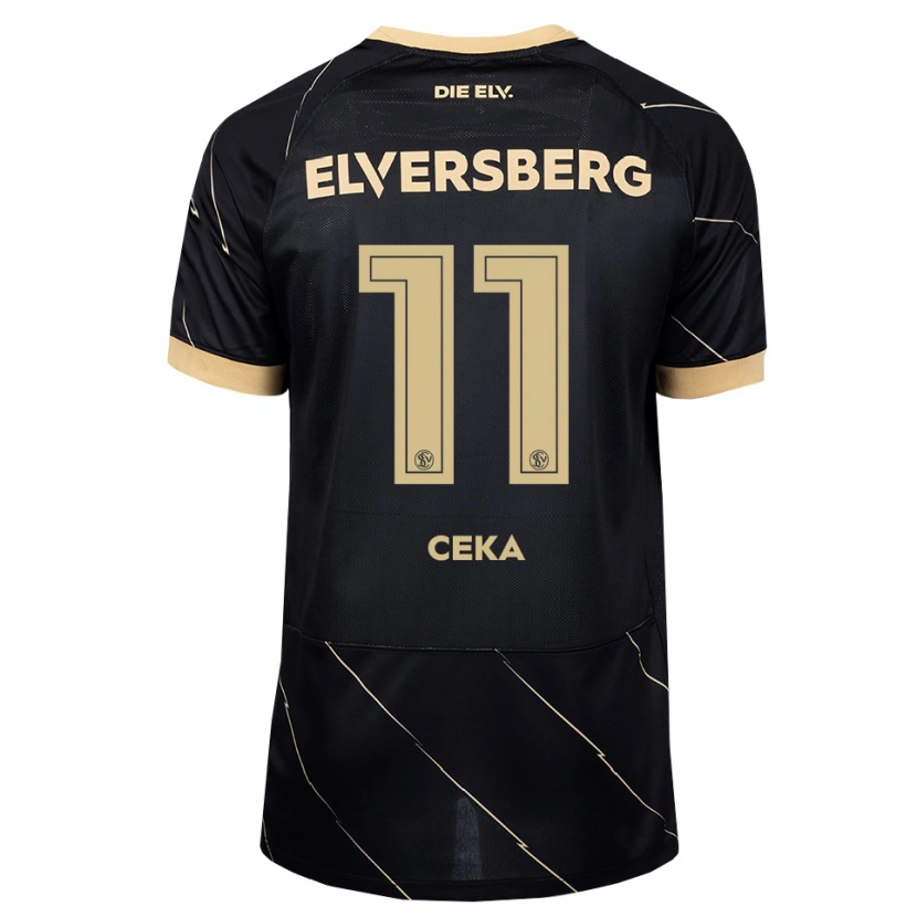 Danxen Kvinder Jason Ceka #11 Sort Brun Udebane Spillertrøjer 2026/27 Trøje T-Shirt