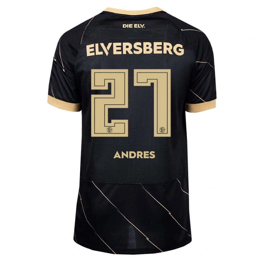 Danxen Kvinder Alissa Andres #27 Sort Brun Udebane Spillertrøjer 2026/27 Trøje T-Shirt