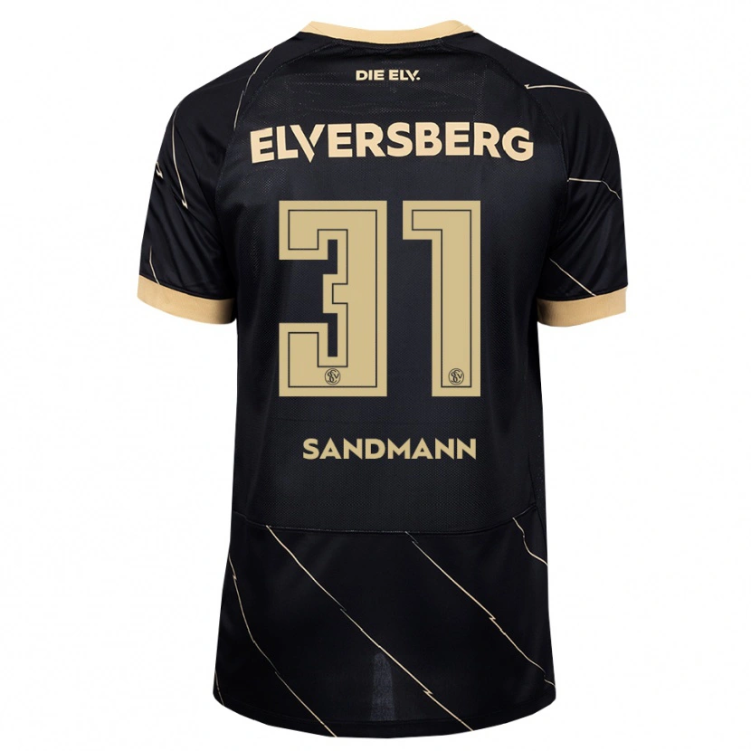 Danxen Kvinder Amanda Sandmann #31 Sort Brun Udebane Spillertrøjer 2026/27 Trøje T-Shirt
