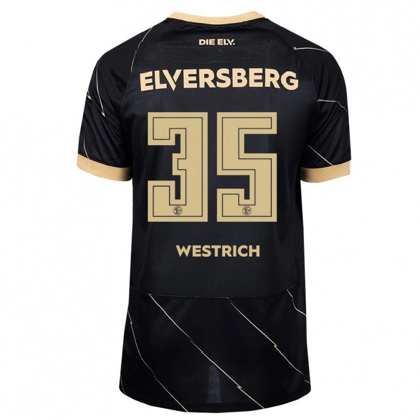 Danxen Kvinder Louis Westrich #35 Sort Brun Udebane Spillertrøjer 2026/27 Trøje T-Shirt