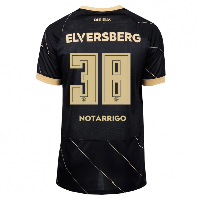 Danxen Kvinder Tyler Notarrigo #38 Sort Brun Udebane Spillertrøjer 2026/27 Trøje T-Shirt