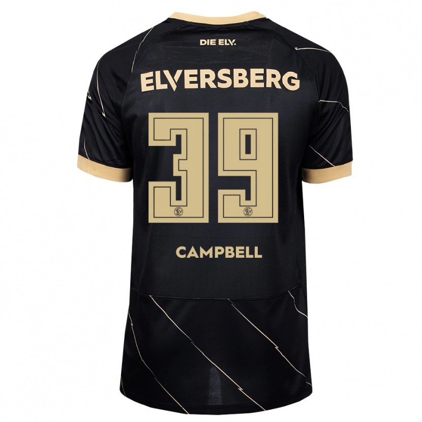 Danxen Kvinder Cole Campbell #39 Sort Brun Udebane Spillertrøjer 2026/27 Trøje T-Shirt