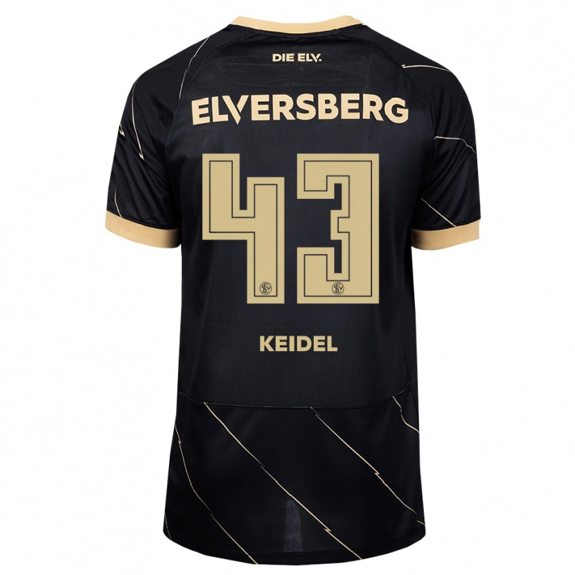 Danxen Kvinder Felix Keidel #43 Sort Brun Udebane Spillertrøjer 2026/27 Trøje T-Shirt