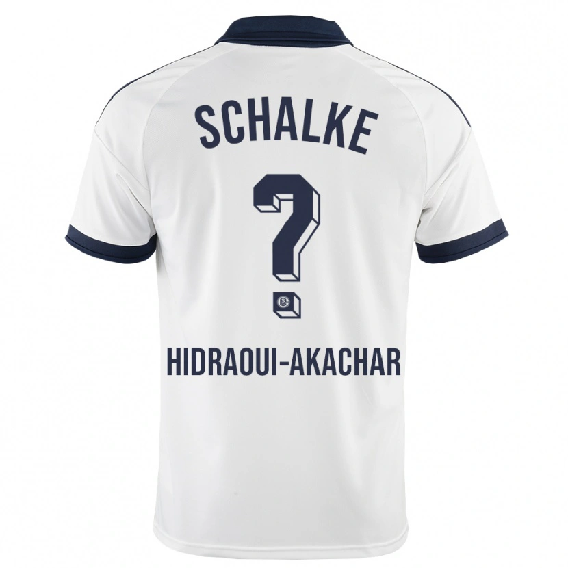 Danxen Kvinder Yassin Hidraoui-Akachar #0 Sort Hvid Udebane Spillertrøjer 2026/27 Trøje T-Shirt