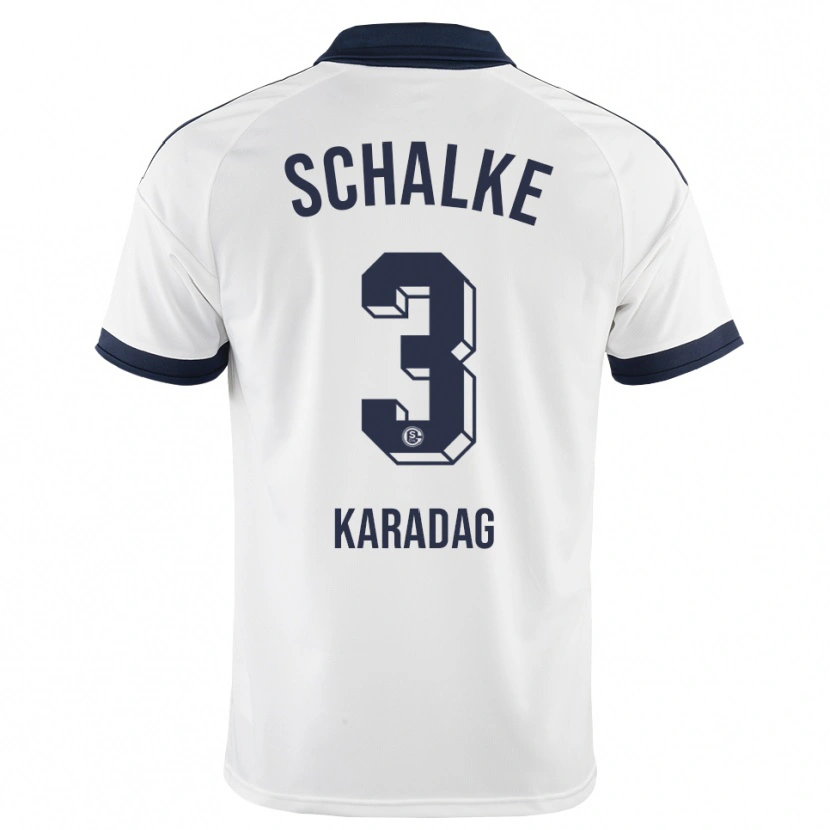 Danxen Kvinder Meltem Karadag #3 Sort Hvid Udebane Spillertrøjer 2026/27 Trøje T-Shirt