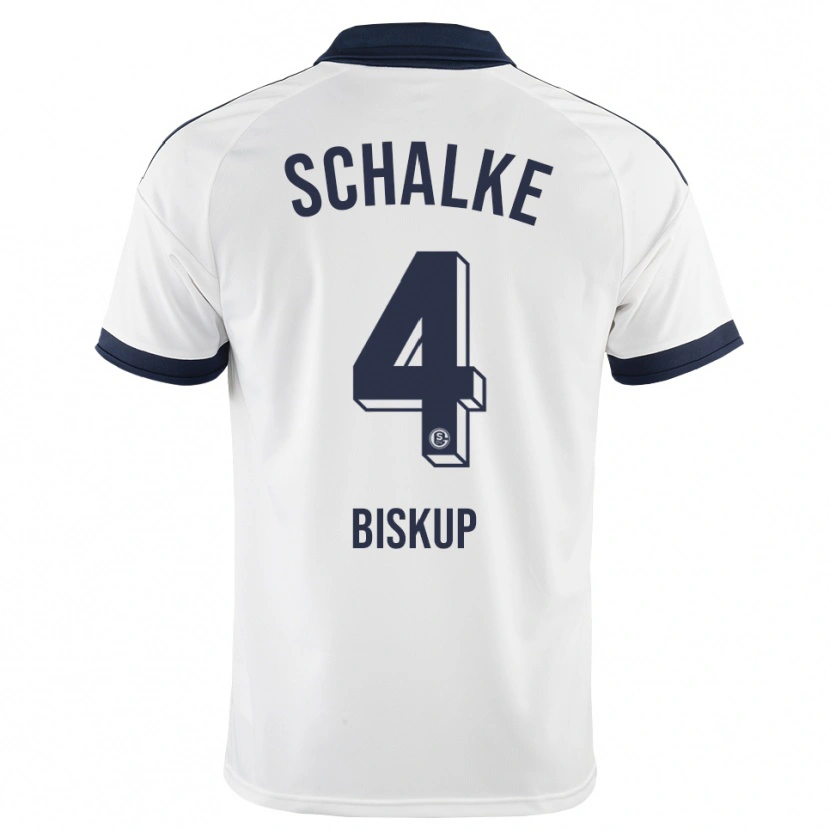 Danxen Kvinder Michelle Biskup #4 Sort Hvid Udebane Spillertrøjer 2026/27 Trøje T-Shirt