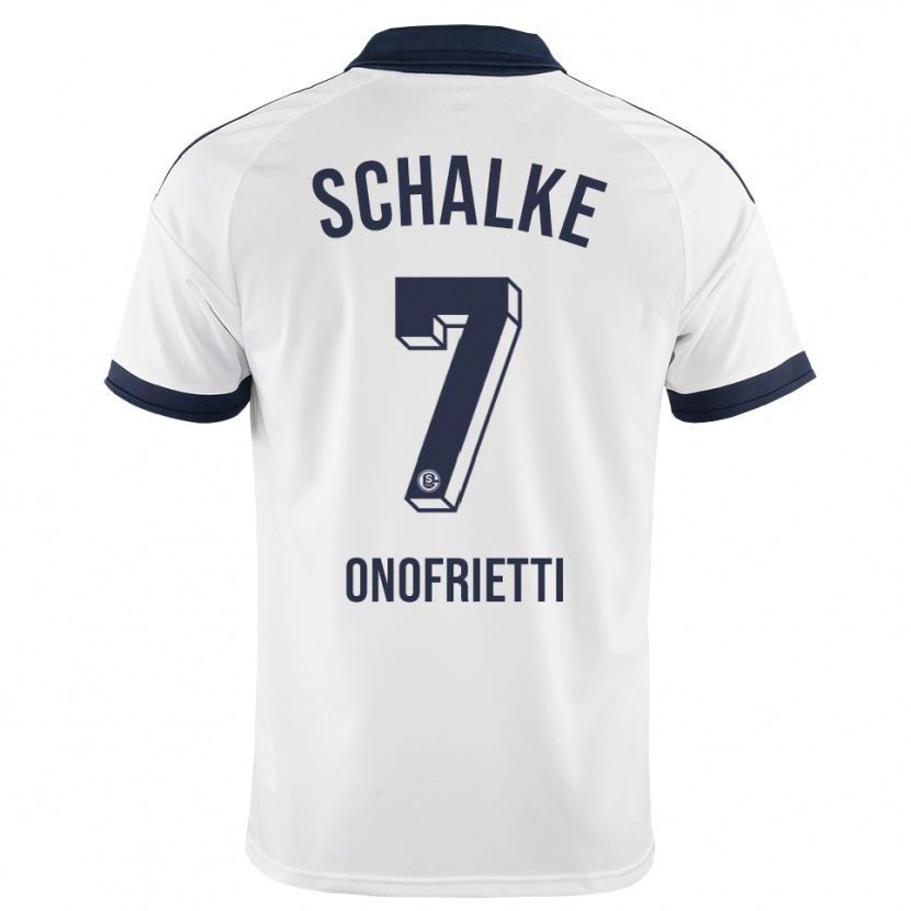 Danxen Kvinder Vincenzo Onofrietti #7 Sort Hvid Udebane Spillertrøjer 2026/27 Trøje T-Shirt
