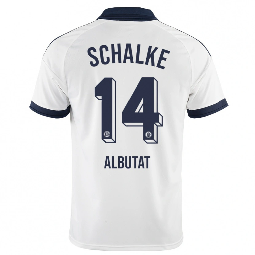 Danxen Kvinder Tim Albutat #14 Sort Hvid Udebane Spillertrøjer 2026/27 Trøje T-Shirt