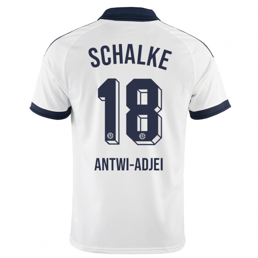 Danxen Kvinder Christopher Antwi-Adjei #18 Sort Hvid Udebane Spillertrøjer 2026/27 Trøje T-Shirt