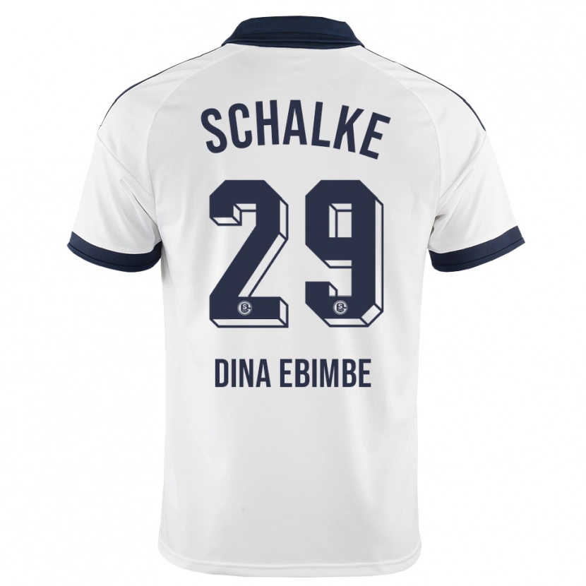 Danxen Kvinder Junior Dina Ebimbe #29 Sort Hvid Udebane Spillertrøjer 2026/27 Trøje T-Shirt