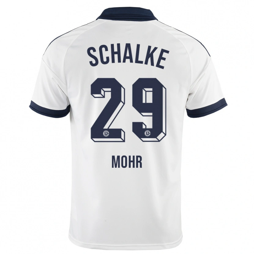 Danxen Kvinder Tobias Mohr #29 Sort Hvid Udebane Spillertrøjer 2026/27 Trøje T-Shirt