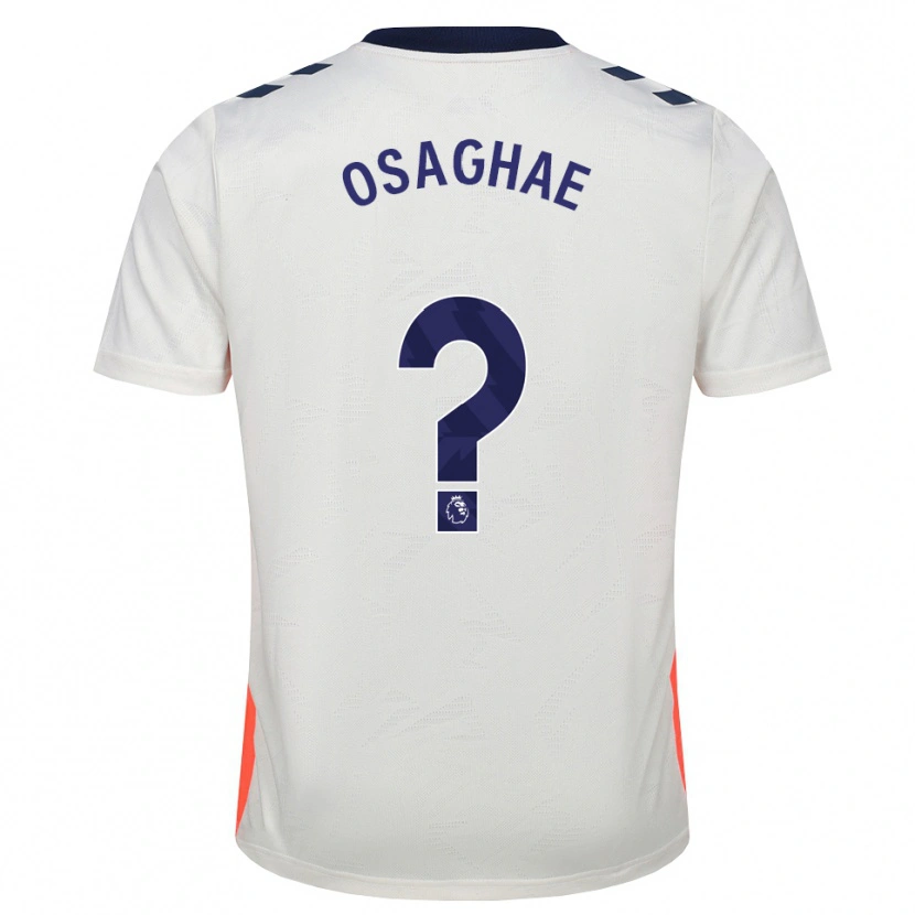Danxen Kvinder Leon Osaghae #0 Hvid Orange Kongeblå Udebane Spillertrøjer 2026/27 Trøje T-Shirt