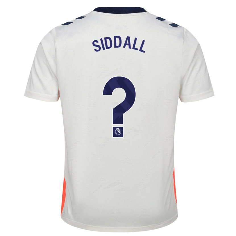 Danxen Kvinder Rylie Siddall #0 Hvid Orange Kongeblå Udebane Spillertrøjer 2026/27 Trøje T-Shirt