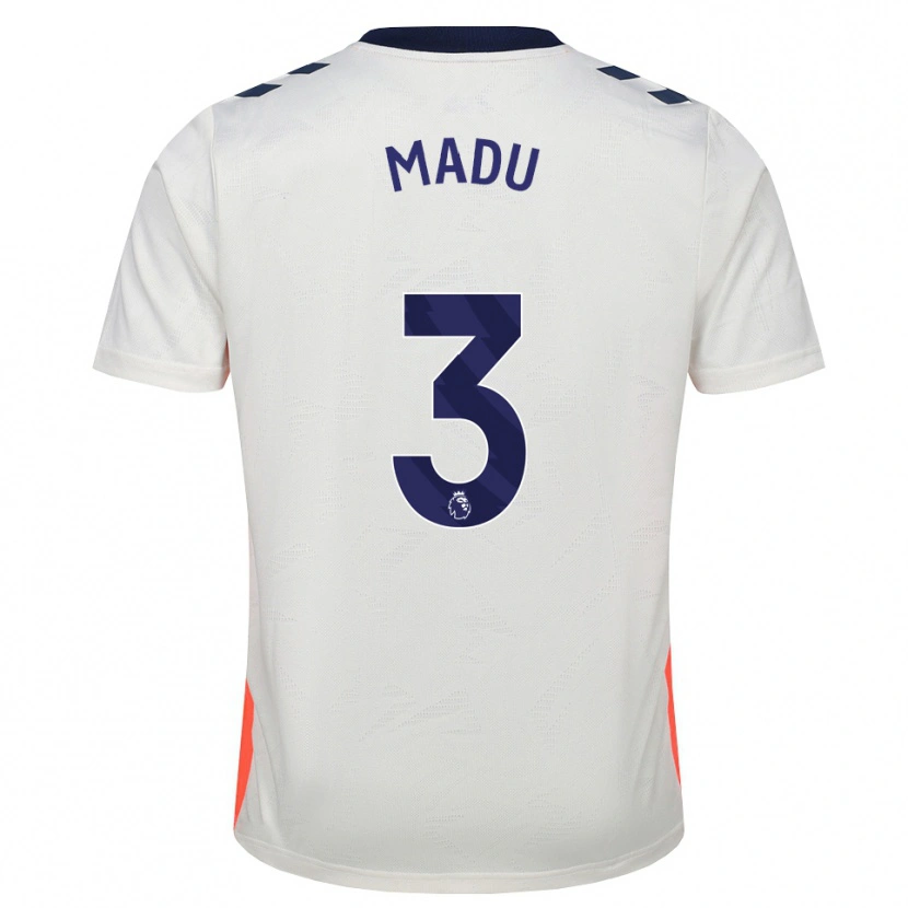 Danxen Kvinder Victor Madu #3 Hvid Orange Kongeblå Udebane Spillertrøjer 2026/27 Trøje T-Shirt