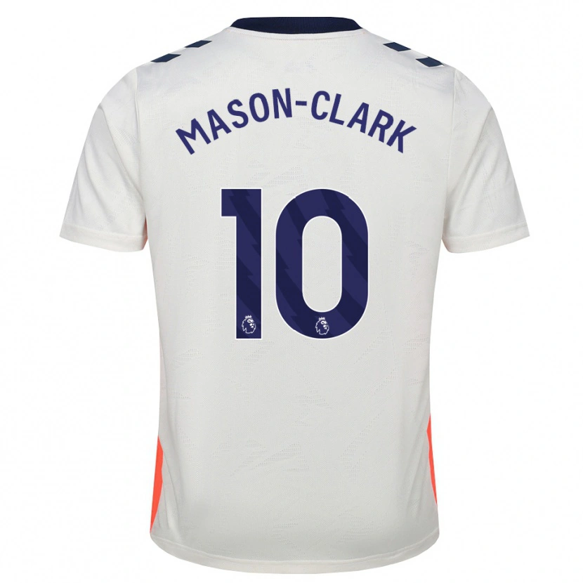 Danxen Kvinder Ephron Mason-Clark #10 Hvid Orange Kongeblå Udebane Spillertrøjer 2026/27 Trøje T-Shirt