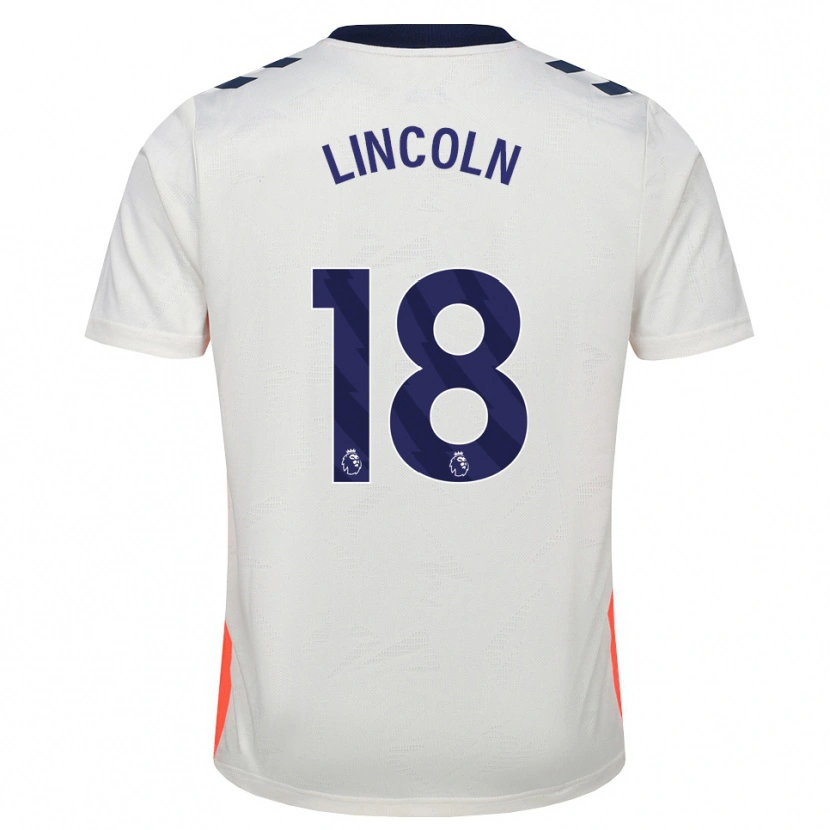 Danxen Kvinder Khavarni Lincoln #18 Hvid Orange Kongeblå Udebane Spillertrøjer 2026/27 Trøje T-Shirt