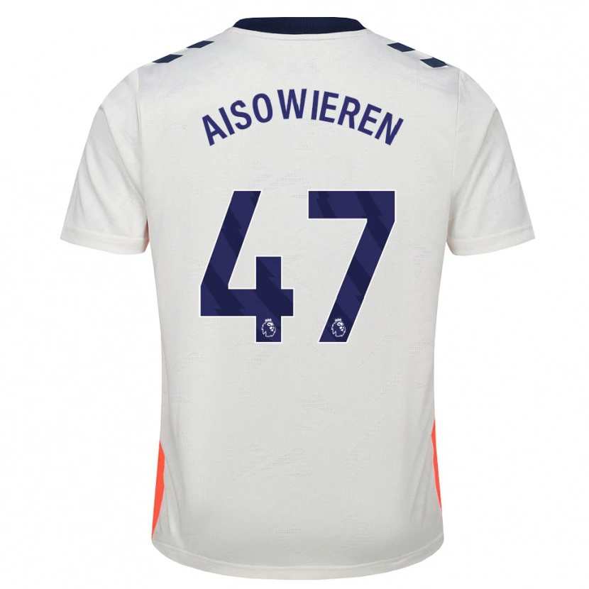 Danxen Kvinder Evan Eghosa Aisowieren #47 Hvid Orange Kongeblå Udebane Spillertrøjer 2026/27 Trøje T-Shirt