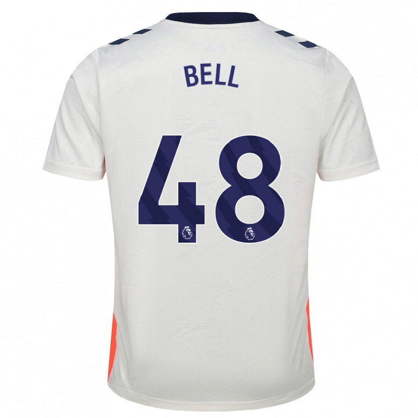 Danxen Kvinder Luke Bell #48 Hvid Orange Kongeblå Udebane Spillertrøjer 2026/27 Trøje T-Shirt