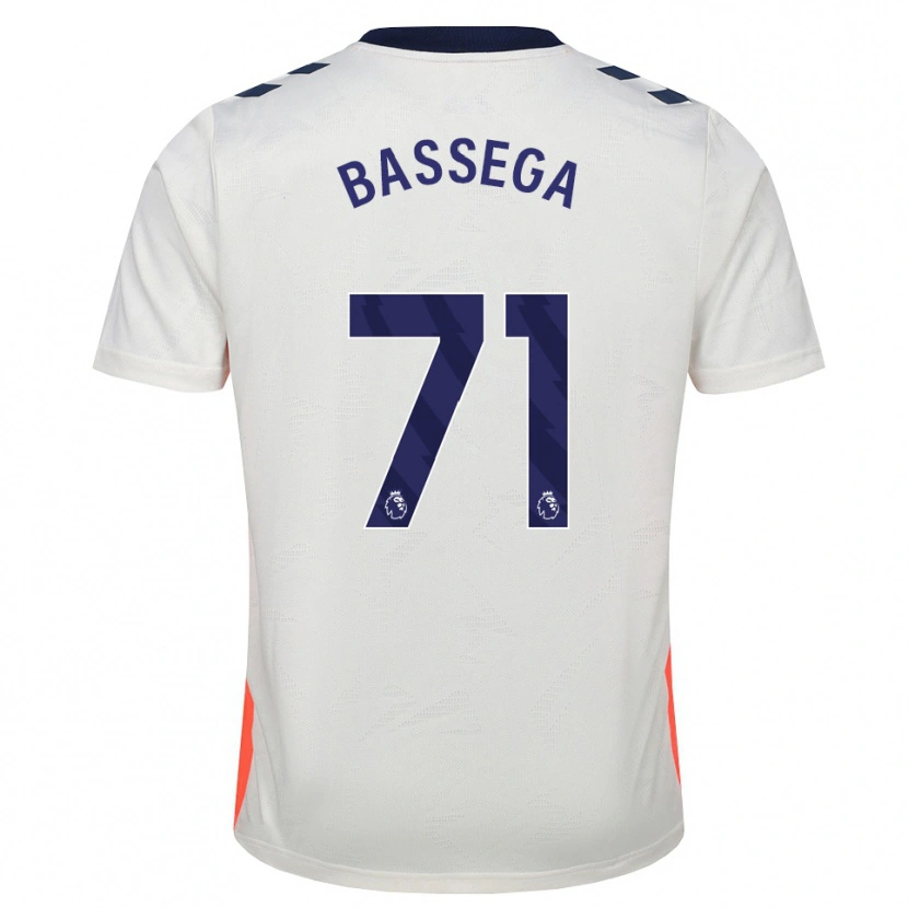 Danxen Kvinder Nsemi Bassega #71 Hvid Orange Kongeblå Udebane Spillertrøjer 2026/27 Trøje T-Shirt