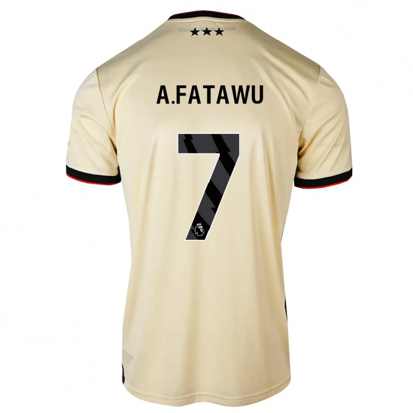 Danxen Kvinder Abdul Fatawu #7 Citronchiffon Sort Rød Udebane Spillertrøjer 2026/27 Trøje T-Shirt