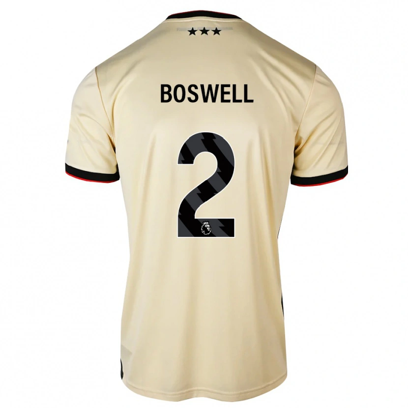 Danxen Kvinder Maria Boswell #2 Citronchiffon Sort Rød Udebane Spillertrøjer 2026/27 Trøje T-Shirt